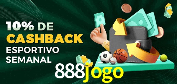 10% de bônus de cashback na 888jogo